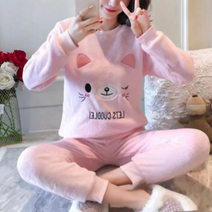 Pyjama polaire pour new arrivals femme
