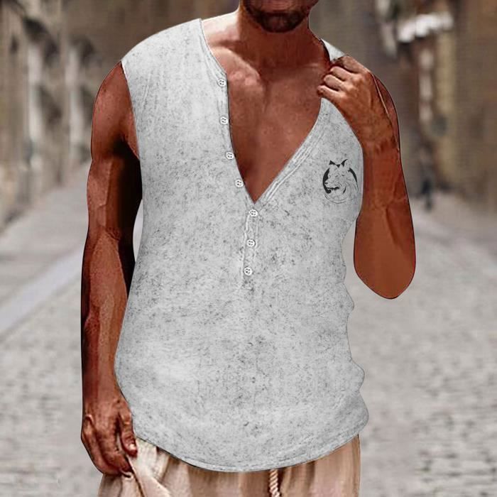 TATUUM OMALO - Débardeur - beige melange/beige chiné
