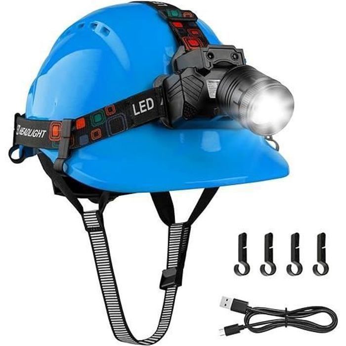 Lampe De Sécurité Clignotante Pour Casque – 3 Modes, étanche, Pour Vélo, Rando, Chasse Et Survie