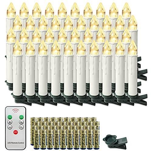 Lot De 12 Bougies D'extérieur étanches à Piles LED Sans Flamme, Résistantes Aux Hautes Températures