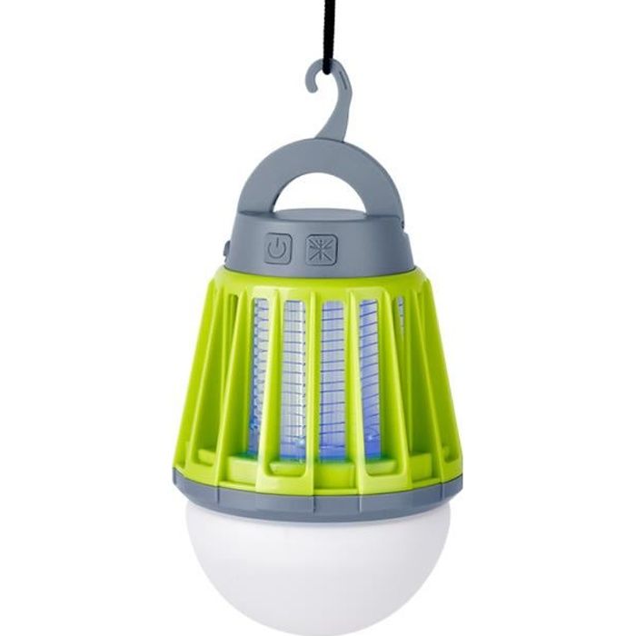UV Lampe Ampoule Anti Moustique USB Rechargeable 3 Mode d'éclairage Jardin Extérieur Camping Randonnée