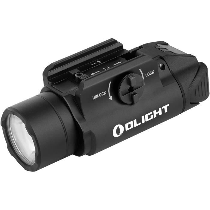 Lampe Tactique - OLIGHT - PL-3R Valkyrie - 1500 Lumens - 205M Portée - Rechargeable USB Lampe Tactique - OLIGHT - PL-3R Valkyrie - 1500 Lumens - 205M Portée - Rechargeable USB