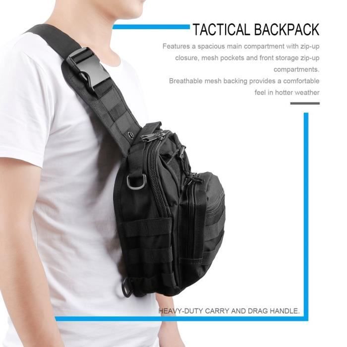 Sac Tactique De Jambe Pour Homme - Multicouleur, Nylon, Style Poche Ceinture