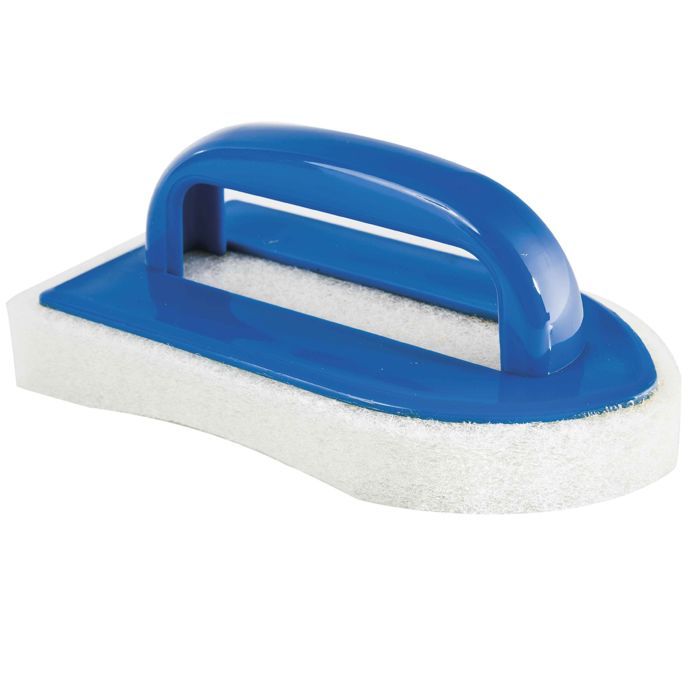 KNJOMZIE - Lot De 2 Éponges/Brosses De Nettoyage Pour Ligne D'Eau De Piscine - Avec Poignée - Polyvalente Cuisine/Salle De Bain - 10