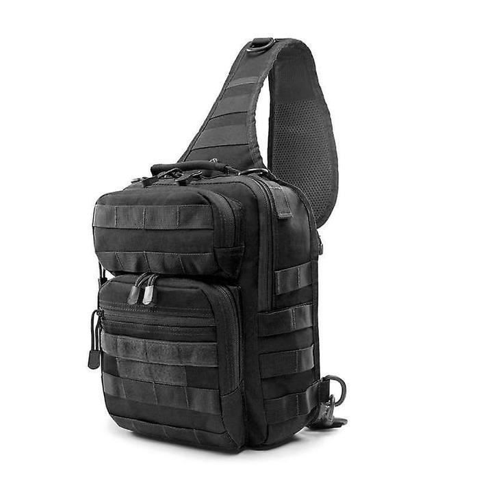 Sac à dos militaire USB noir main image 1