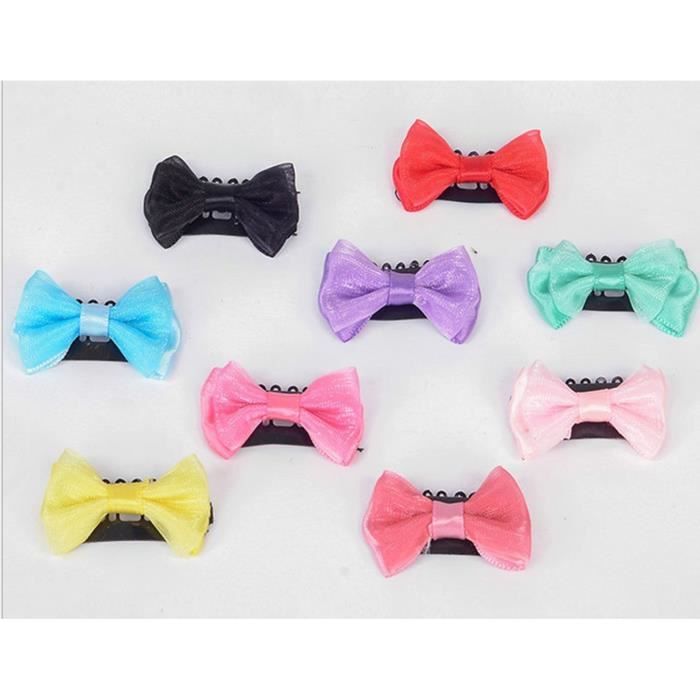 Lot De 8 Barrettes A Cheveux Pour Bebe Design Nœud Cdiscount Au Quotidien