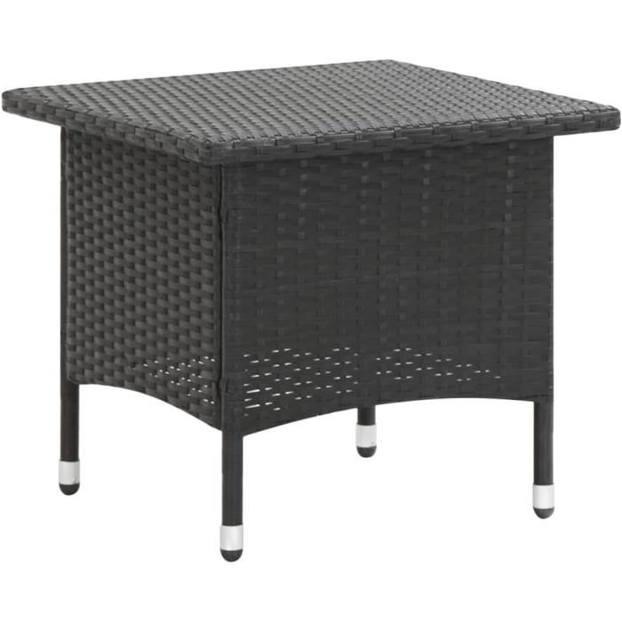 VidaXL Table Basse Jardin Acacia Massif 60x60x36 Cm - Table D'Appoint Extérieur Durable