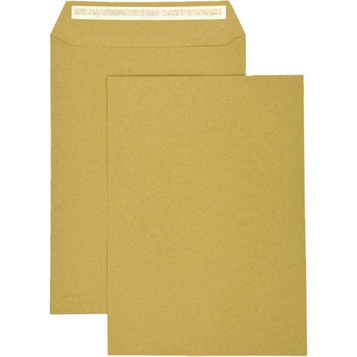 Tough1 Lot De 4 Enveloppes Sur Pied - 5,5 X 12 Pouces, Noir