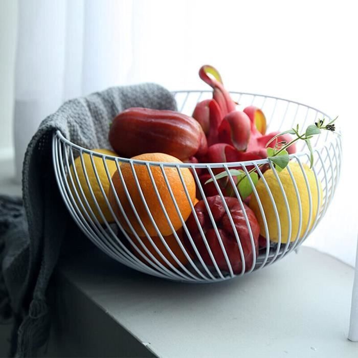 Corbeille Fruits à 3 étages en Métal, Corbeille a Fruit-Porte-fruits