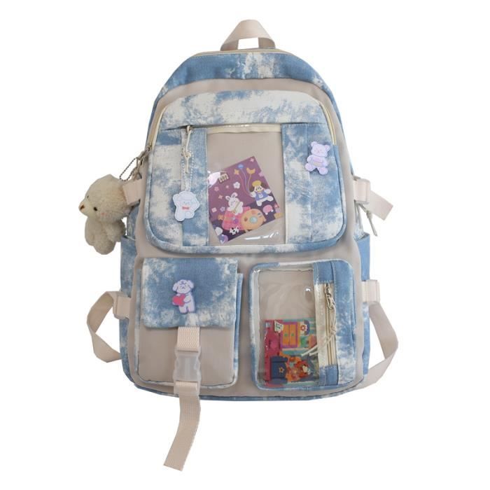 DORRISO Sac à Dos Femme Mode - Sac à Main Épaule Léger Imperméable Cuir PU Rose - Voyage Et Quotidien