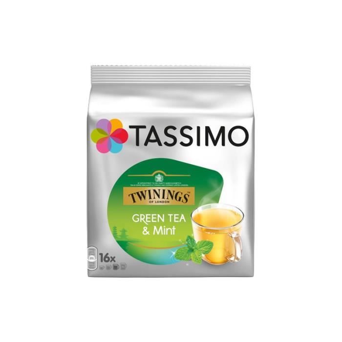 Tassimo Tassimo Twinings The Vert Menthe lot de 48 capsules Cdiscount Au quotidien