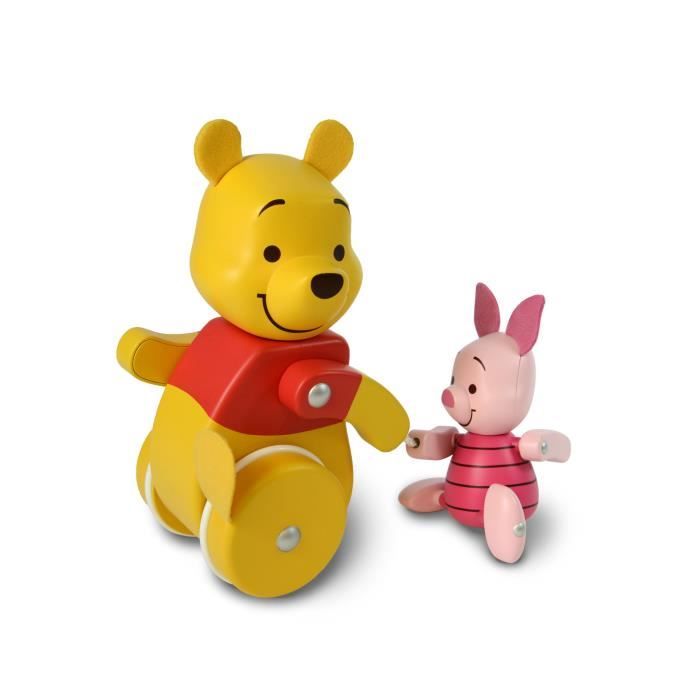 Winnie L Ourson En Route Les Amis Jouet Musical En Bois Cdiscount Jeux Jouets