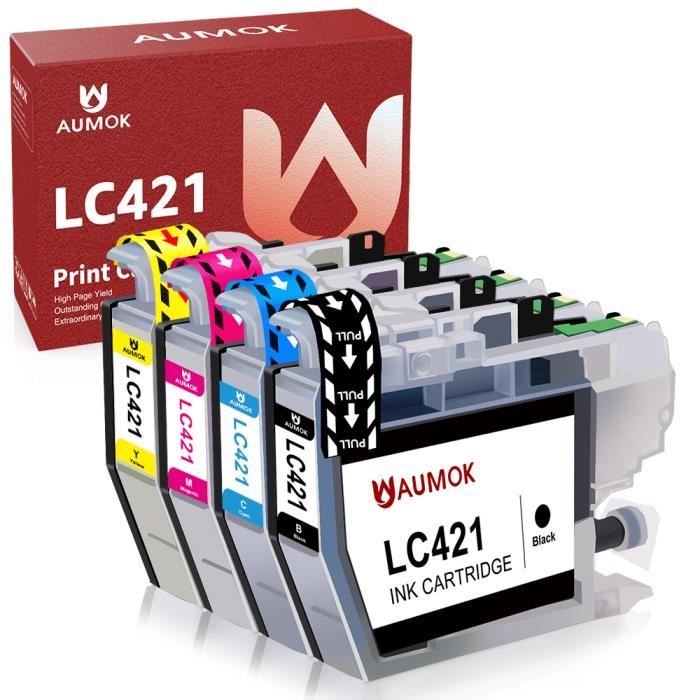 Lot De 8 Cartouches D’encre Compatibles Brother DCP J525W – Multicolore