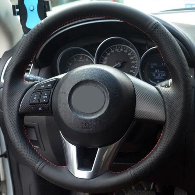 Housse De Volant Voiture Antidérapante Pour Mazda 3 2019-2024 Hatchback - Protection Confortable Et Respirante