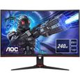Ecran PC Gamer Incurvé - AOC - C27G2ZE/BK - 27"  - Dalle VA - 0,5 ms - 240 Hz - 2 x HDMI / DisplayPort 1.2 - Freesync Premium-1