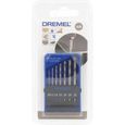 Jeu de 7 forets de précision DREMEL 628 - Pour percer dans le bois et les métaux non ferreux de 0,8 à 3,2mm-1