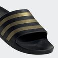 Claquette Adidas - Noir - Bandes dorées - Design slip-on - Adulte-1