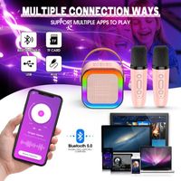 Micro Enfant Pour Chanter YLL Karaoke Karaoké Enfant Avec 2 Micro Sans Fil Bluetooth 5.3 Micro Enfant Pour Chanter YLL Karaoke Karaoké Enfant Avec 2 Micro Sans Fil Bluetooth 5.3