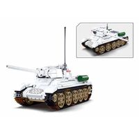 Jeux De Construction Sluban - Tank Militaire Avec Soldats - Modèle D'occasion