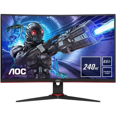AOC Gaming, Ecran PC Gamer Incurvé 27 240Hz 0.5ms Display Port HDMI2, C27G2ZE