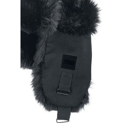 Chapeau de trappeur en fausse fourrure noire | Urban Outfitters FR