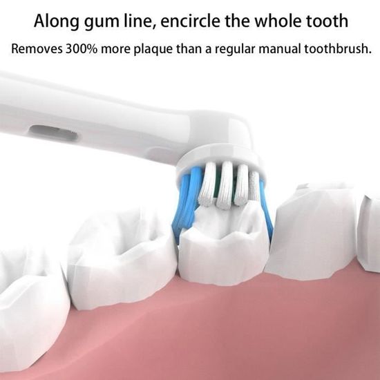 8 Têtes De Brosse à Dents Compatibles Oral B Precision Clean / Flexisoft – Neuves