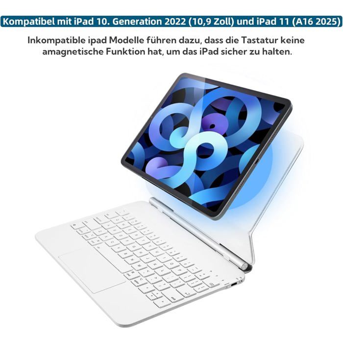 Protection écran verre trempé, 2 pièces, pour iPad A16 11e génération / iPad 10e génération 10,9