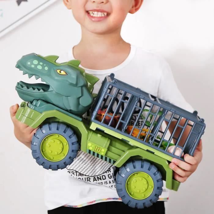 Camion Transporteur de Dinosaures avec Figurines 1/10 | Smyths Toys France