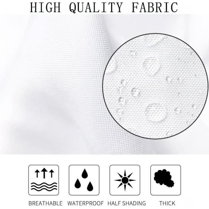 Rideau De Douche 180X180 - Rideaux De Douche En Tissu Polyester Épais