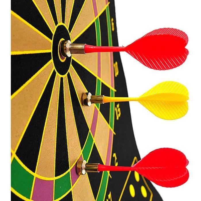 Cible de fléchettes magnétique en plastique, sécurité, 12 po, 15 po, 17 po, pour fête de famille, club, maison, intérieur, extérieur, camping, voyage