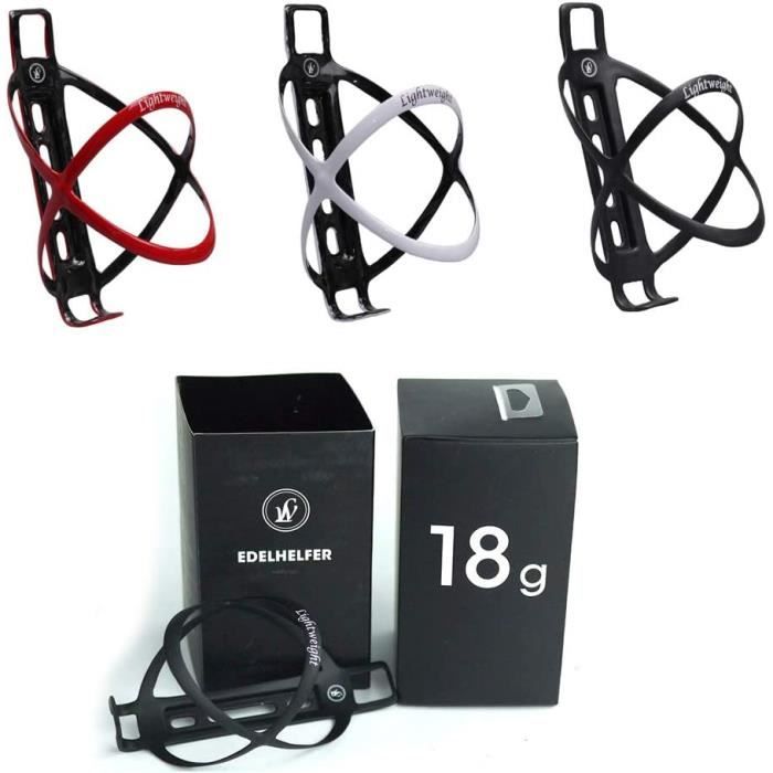 Porte-Bouteille Vélo Fibre De Carbone 3K HpLive – Ultra-Léger 18g – Ouvert Droite – Route/MTB/Pliant