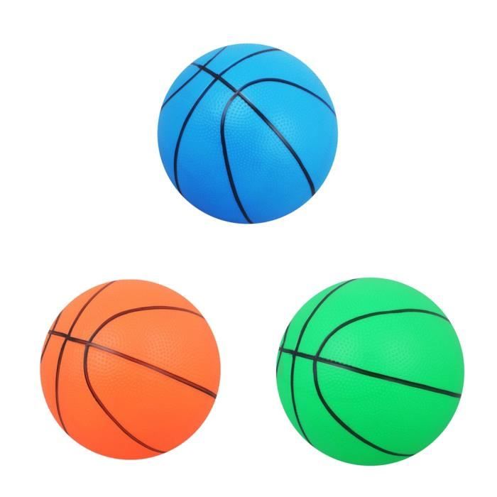 4 Mini Ballons De Basket Pour Enfants | Set Gonflable Avec Pompe - Jeu Intérieur/extérieur | Ballon Plage Ados