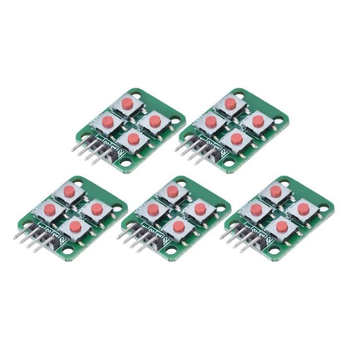 Tbest 4 Keypad Module, Array Switch Modules 5PCS for Car Modification ...