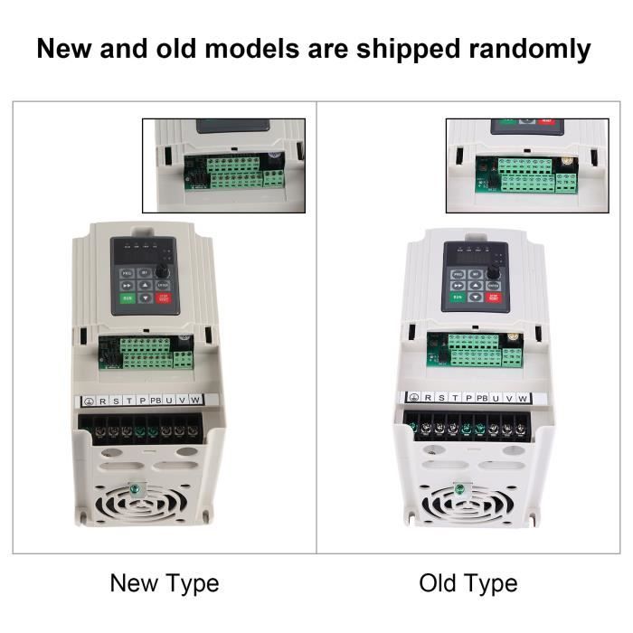 Frequenzumrichter 380V 1,5 KW – 7,5 KW – Mini VFD Inverter, 3-phasig, Drehzahlregler Für Motoren