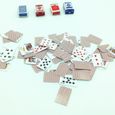4 Sets Jeux de Cartes Poker Papier 1-12 Miniature Jouet pour Poupée Dollhouse Accessoire M1373-2