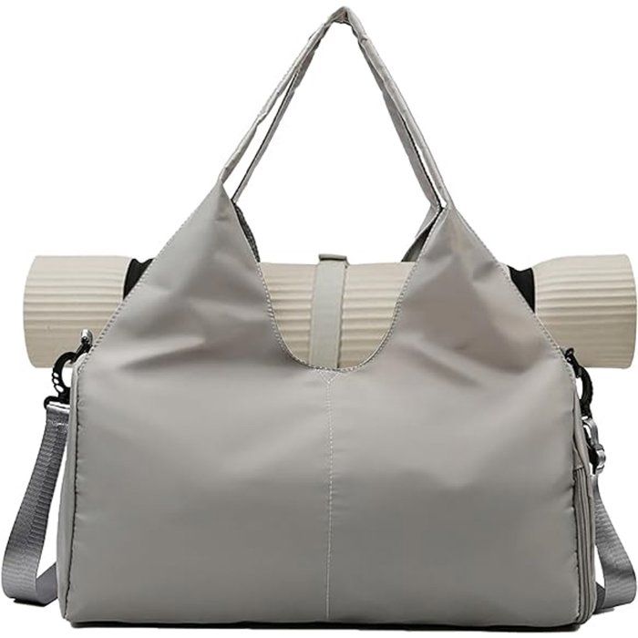 Gaiam Metro Gym Yoga Mat Bag marron fourre-tout sac de voyage