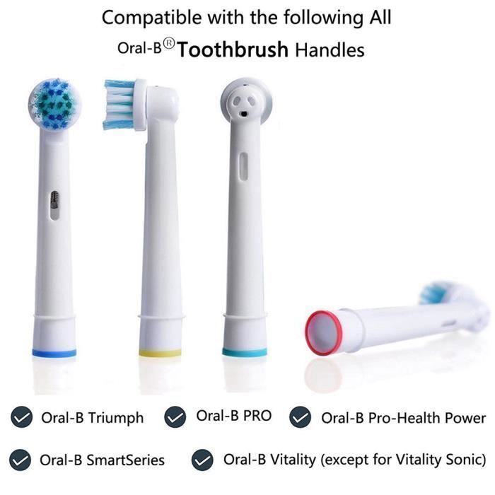 Lot De 16 Têtes De Rechange Pour Brosse à Dents Oral B Precision Clean/Flexisoft - Neuf Sous Emballage