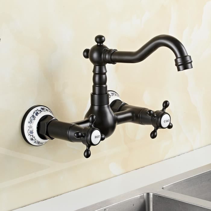 Robinet de cuisine extractible à 2 jets, mitigeur de cuisine avec 2 modes de pulvérisation