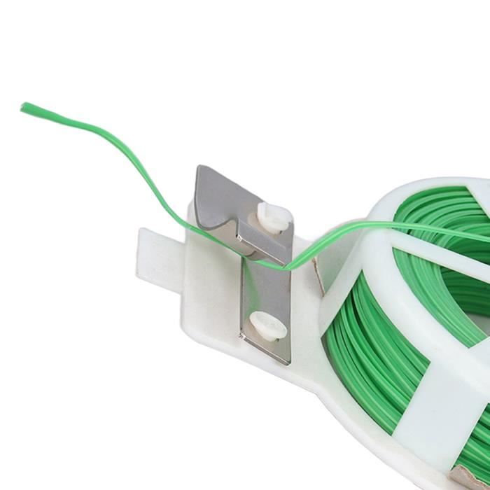 Fdit attache torsadée pour plantes Distributeur de rouleau de torsion de fil  d'acier en plastique d'attache de câble d'usine avec - Cdiscount Bricolage