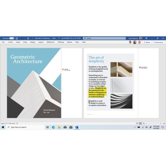 Logiciel de bureautique Microsoft 365 Personnel - Cdiscount Informatique