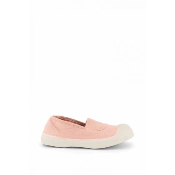 Baskets lastique fille Bensimon tennis rose pale 35