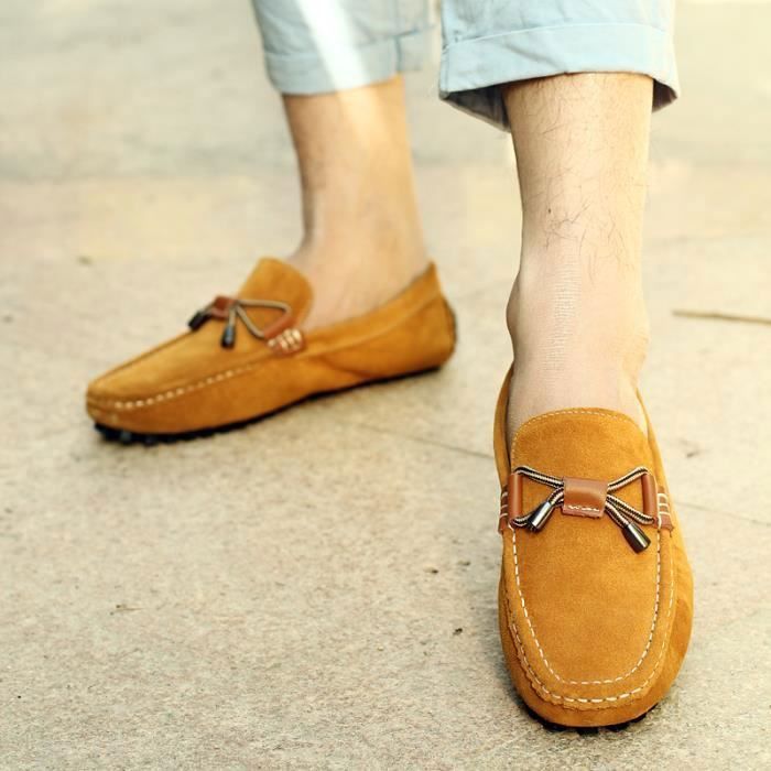 Chaussure new arrivals homme jaune