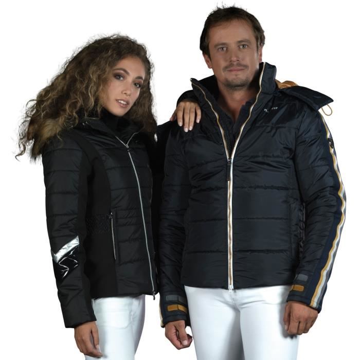 Doudoune technique femme Flags Cup Norola noir Equitation 2XS Noir Cdiscount Sport