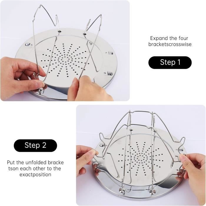 Grille-Pain De Camping Pliable 4 Tranches - Toast Rack Inox Pour Réchaud Gaz Pique-Nique Extérieur Grille-pain Réchaud Gaz Inox