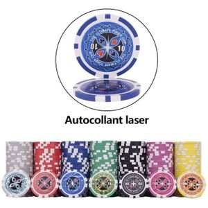 VidaXL Coffret De Poker Avec 1000 Jetons Laser Aluminium Ensemble De Jetons Premium