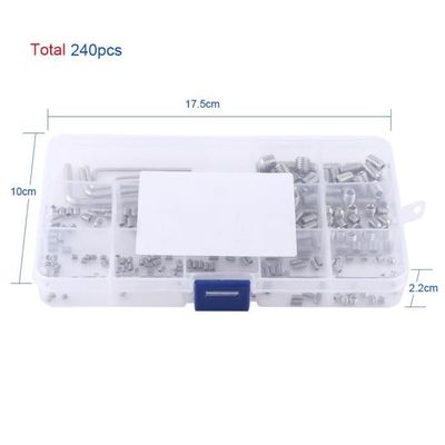 Kit 1000 Micro Vis M1.2 M1.4 M2 – 18 Tailles + Tournevis & Pince – Réparation Lunettes, Téléphones, Bijoux