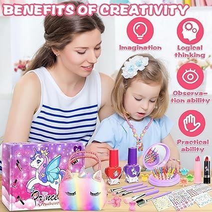 Kit de Maquillage pour Enfants Filles