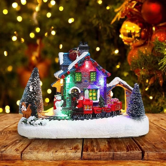 Village lumineux noel clearance