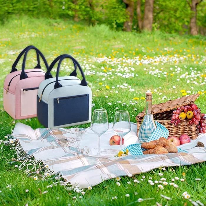 Sac Isotherme Repas Pliable,Sac Isotherme Picnic Famille,Sac de Repas  Isotherme,Réutilisable Lunch Bag,Sac Isotherme Picnic,2 PCS - Cdiscount  Puériculture & Eveil bébé