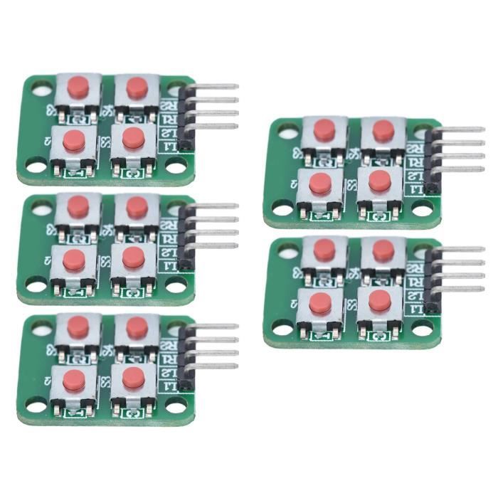 Tbest 4 Keypad Module, Array Switch Modules 5PCS for Car Modification ...